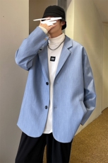 港风春季轻奢西装男帅气高级感雅痞西服休闲宽松外套A071-X07-P85，男装西服，电商A071