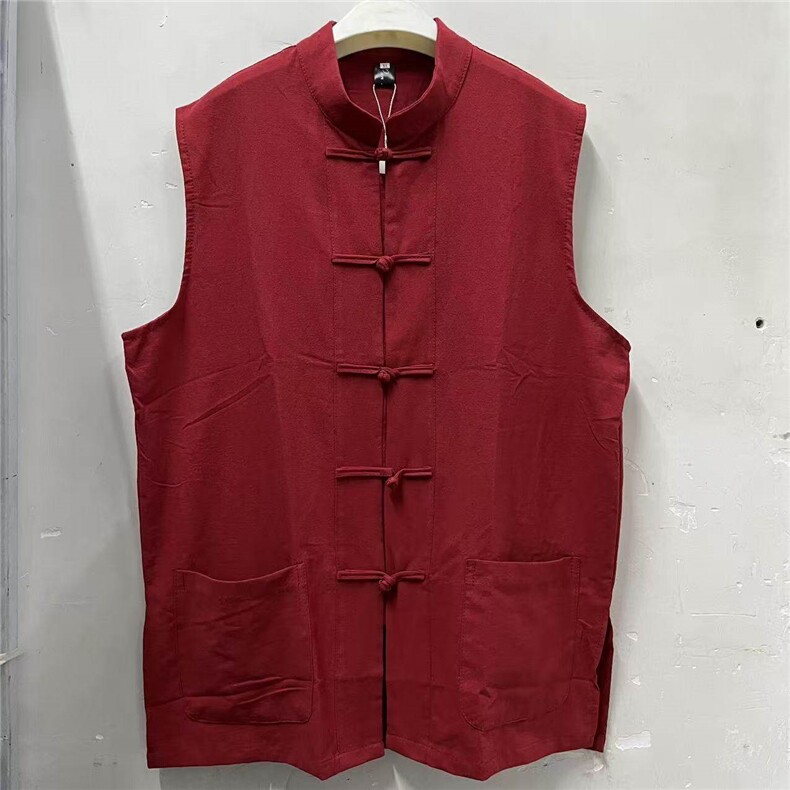 五扣盤扣背心马甲风宽松1807-BX05-P22，男装背心/马甲，星座1807