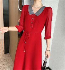 秋季新品连衣裙现货M-XXL，女装连衣裙，琴菲儿