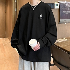 抖音得物供货量大从优可提供视频美式长袖T恤CT681特P25，男装T恤，电商A486