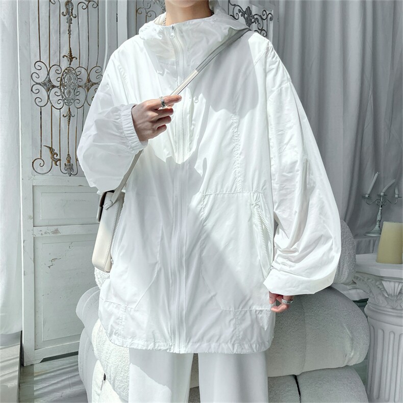 F8077/P60防晒指数UPF50+有报告防紫外线防晒服男外套防晒衣,男装防晒衣,电商A141