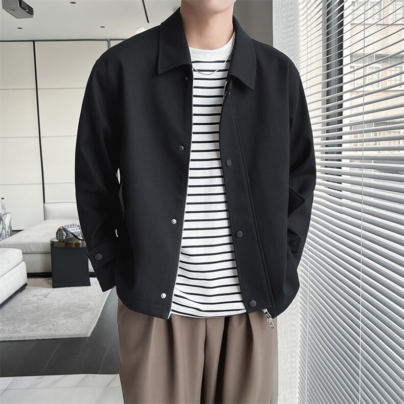 2022春季新款男工装夹克韩版宽松短款外套J,男装夹克,电商B276A