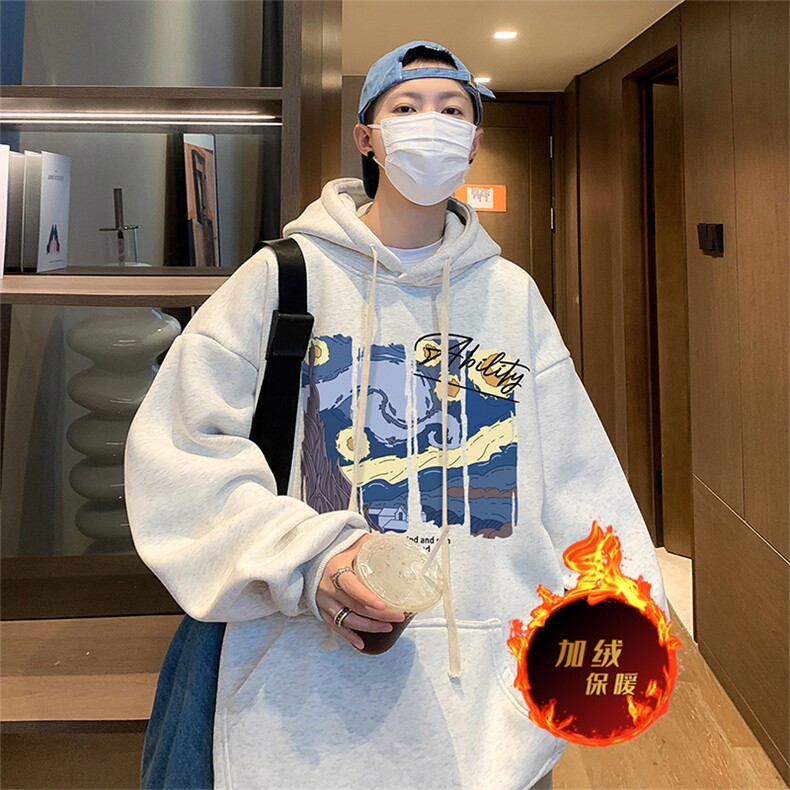 500克重磅秋冬美式加绒加厚卫衣外套DL1582常规特P35加绒特40,男装卫衣,电商A486
