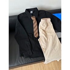 棉纯棉衬衫成衣水洗休闲衬衫男女宽松纯色衬衣GC27-P35，男装衬衫，星座301C-5