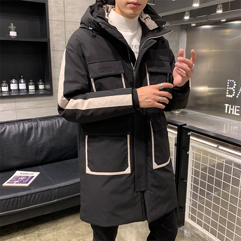 潮流新款羽绒服男长款工装羽绒服DS-B293-F705,男装羽绒服,电商A306