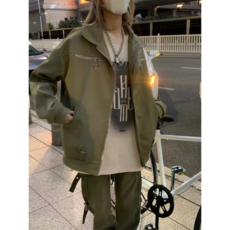 【有货】DW80-P65飞行夹克男2025春秋新款美式复古翻领棒球服外套,男装夹克,星座603-2