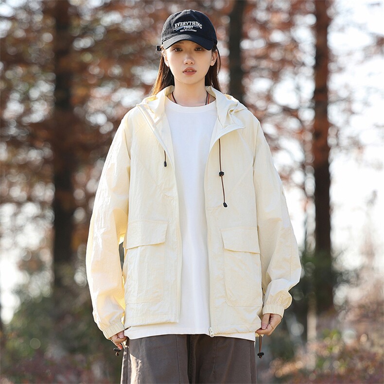 户外防晒衣男士休闲夹克潮流薄款外套潮流春夏款A266-FS001-P35，男装防晒衣，电商A266