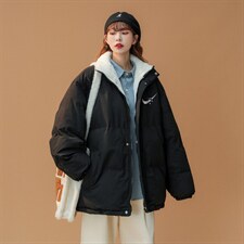 ！2023冬季新款男士加绒加厚棉衣情侣立领棉服外套MY109特P78,男装棉衣,电商B220