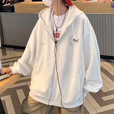 WY6113/P65秋装新款高品质连帽多色卫衣男潮流宽松大码外套男上衣，男装卫衣，电商A141