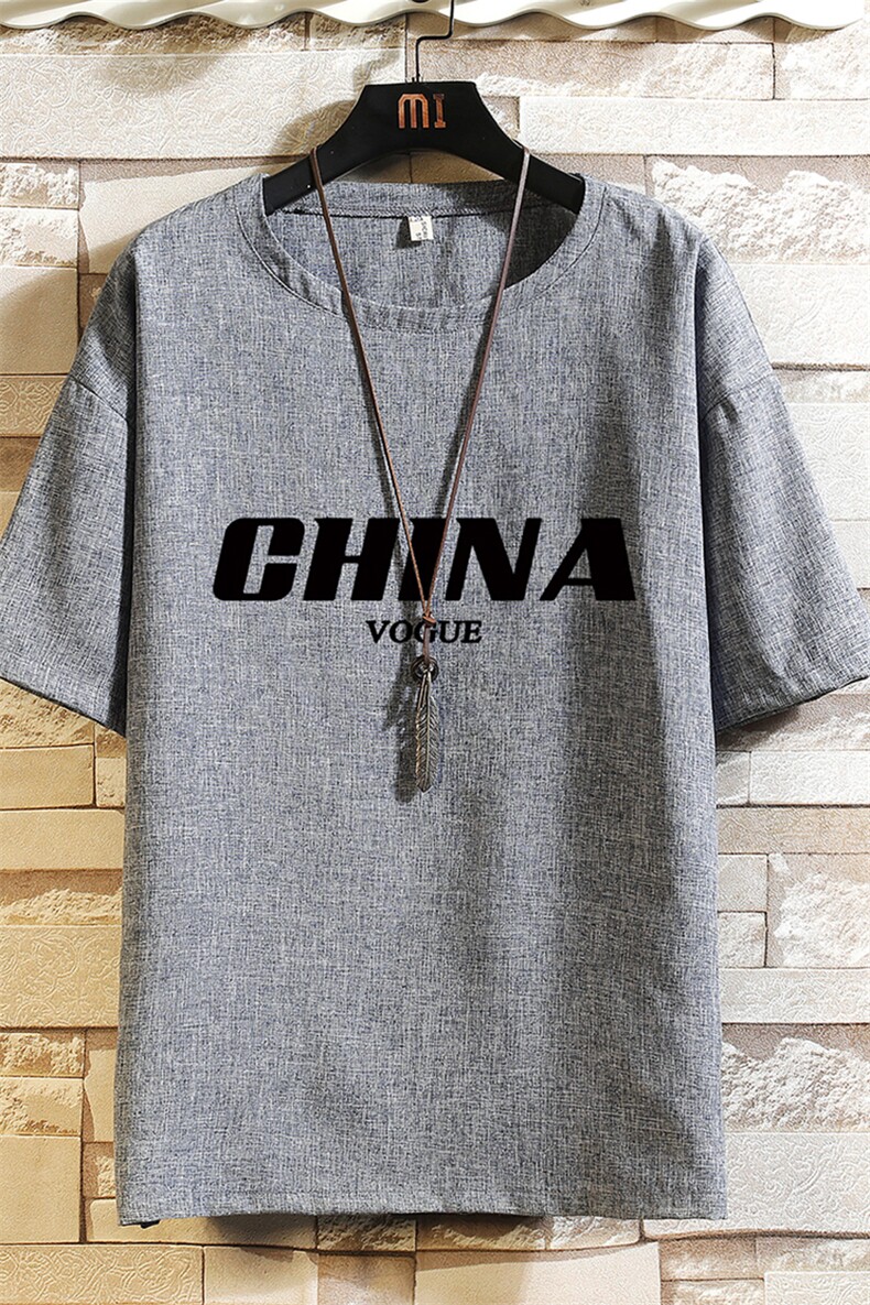 ZT71001-P35风复古亚短袖男t恤男半袖砖墙控48,男装T恤,电商A040A