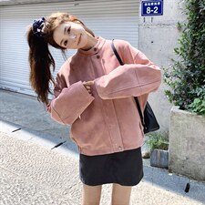 【已出货】2026设计感高品复古皮衣外套2C372-9023-P125控198，女装短外套，2C372