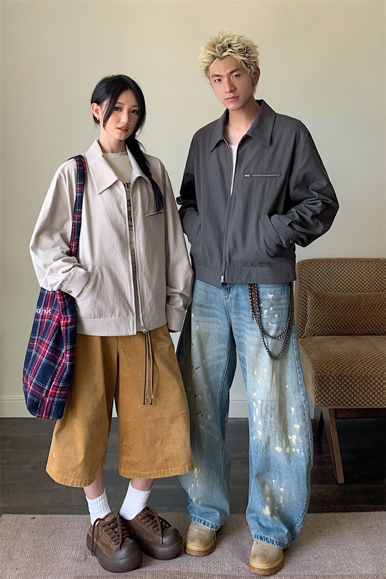 秋季新款夹克5Q1102-TP75128高级美式西装夹克简约百搭外套,男装夹克,电商A102