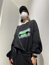 秋季设计款卫衣?背带裤，女装卫衣/绒衫，HV7ING