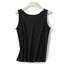 简约风洋气质感针织吊带背心女宽松显瘦无袖内搭外穿百搭T恤上衣，女装背心吊带，东远绒业
