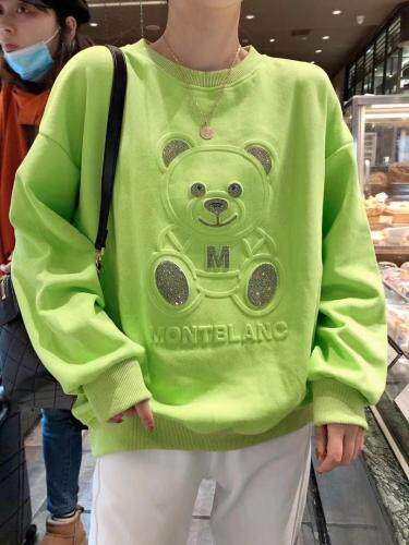 小熊烫钻卫衣，女装卫衣/绒衫，一杭