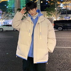 港风夜景2026冬季宽松假两件情侣装棉服棉衣加厚外套M062-P70，男装棉衣，星座717