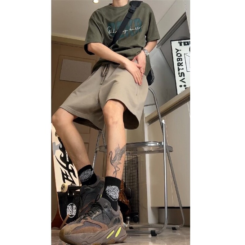 抖音品质KZ05-P40重磅毛圈布卫裤休闲运动短裤,男装休闲裤,星座807