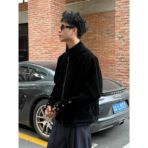 网图 短款麂皮绒夹克 秋季时尚外套 1209-1-JK23-P68图片