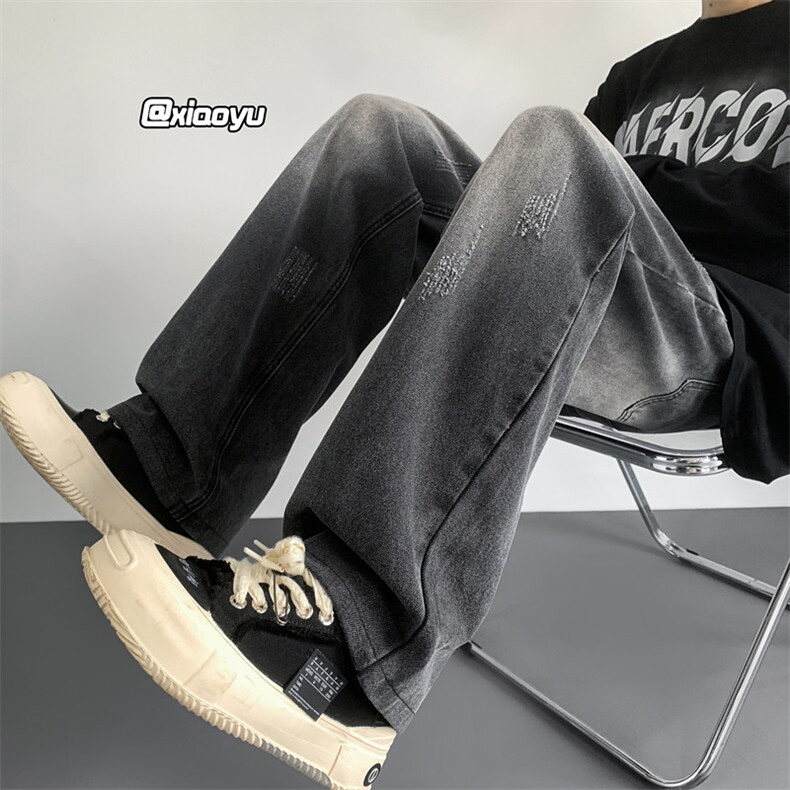 XZ616秋季新款宽松百搭休闲牛仔裤TY931P55控68,男装牛仔裤,星座512A（原616）