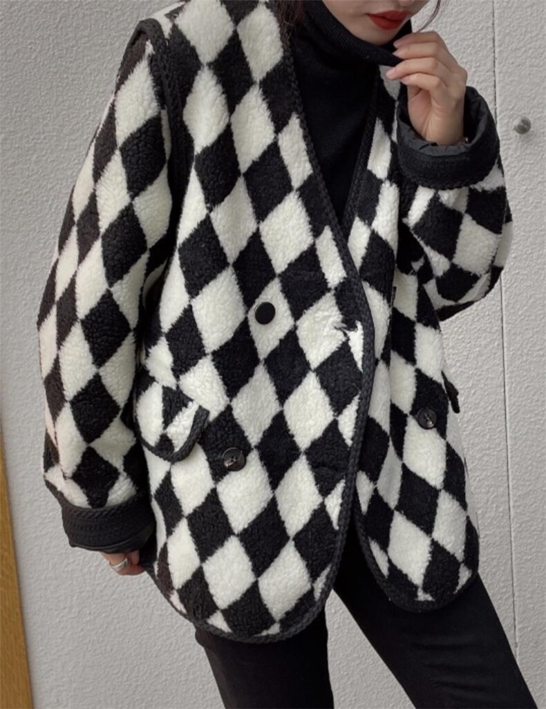 菱形格、豹纹外套，其它，麦缇诺