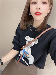 秋冬小熊卫衣,女装卫衣/绒衫,木角