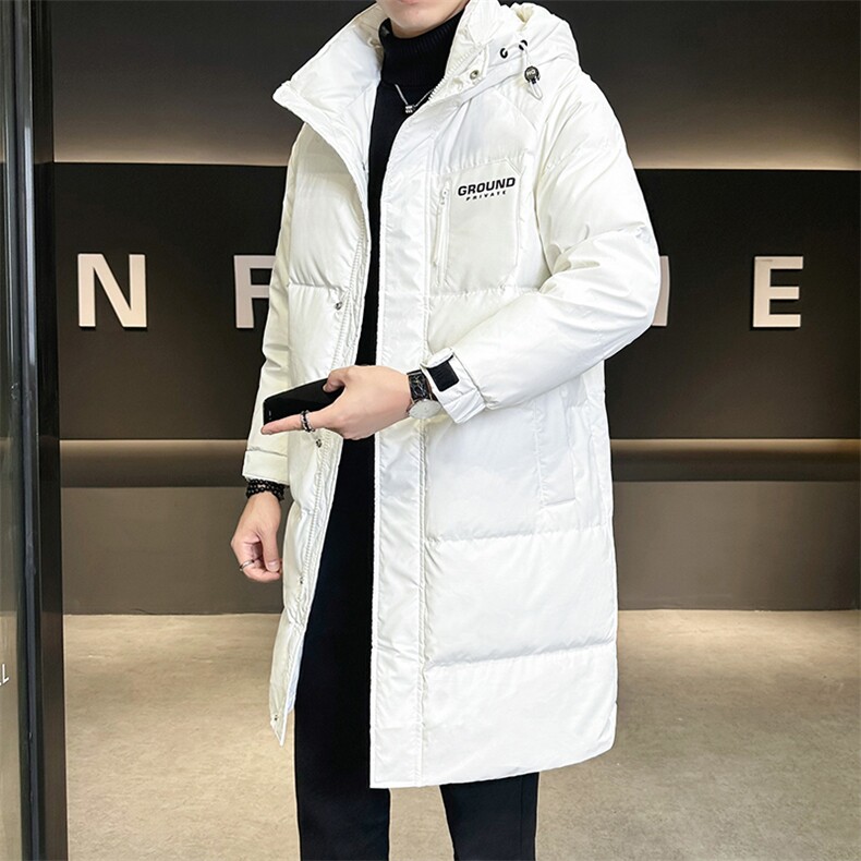 长款男冬季2025新款冬季加厚连帽男装外套A313-8805-P245,男装羽绒服,电商A313