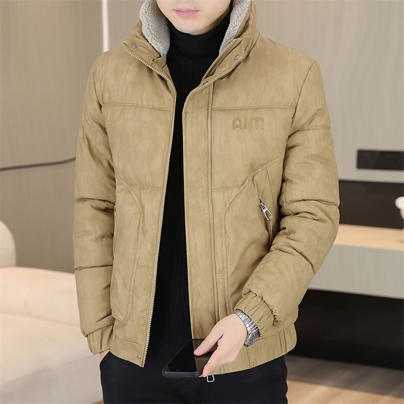 冬季加厚棉衣男休闲立领PU棉衣防水潮流皮衣棉服外套X19811-P120图片