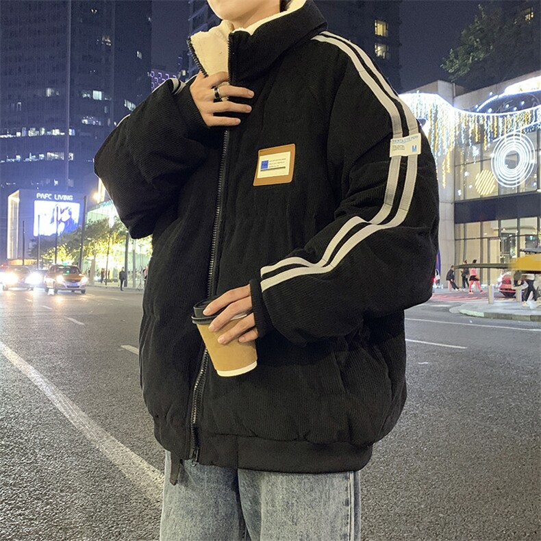 冬季新款男棉衣外套港风摇粒绒加厚百搭MY002-P115（控148）,男装棉衣,电商A227