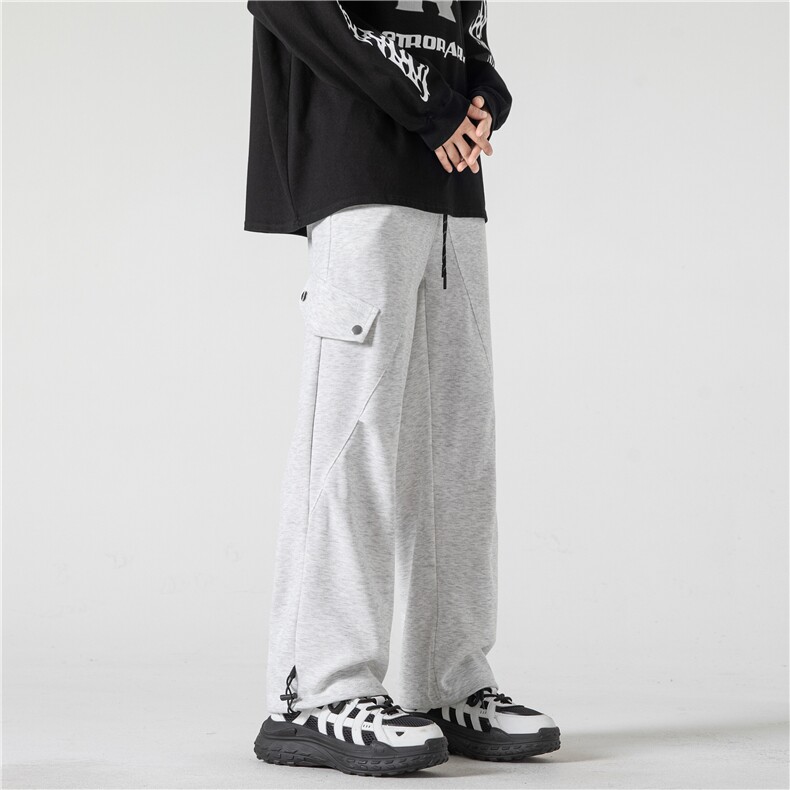 抖音品质春季百搭潮流工装宽松卫裤休闲裤B315-K24026-特P35控68,男装休闲裤,电商B315