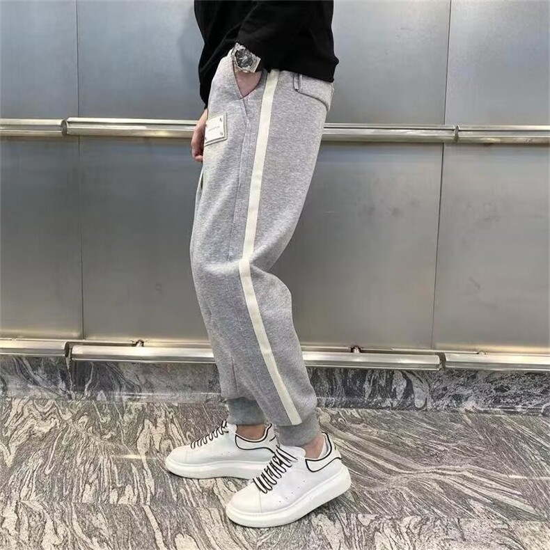 春季男士潮牌休闲宽松运动裤网红哈伦长裤加肥加大特大百搭卫裤男,男装休闲裤,星座1210-1