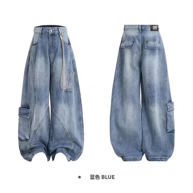 1506-1/K6041/P57美式解构水洗牛仔裤男潮牌做旧脏染复古休闲拖地,男装牛仔裤,星座1506-1