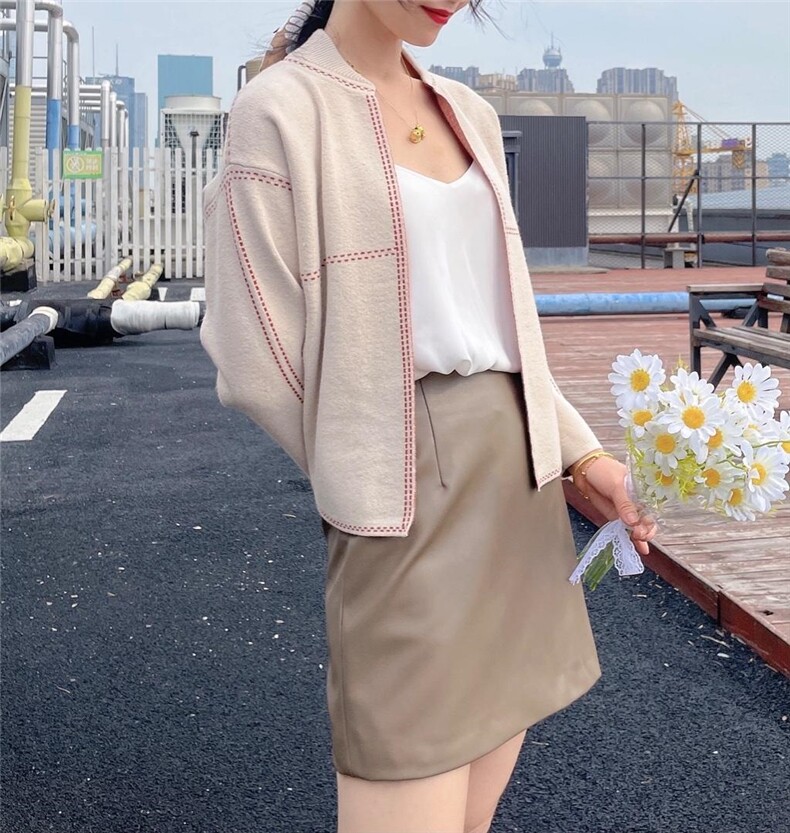 【现货】拼线开衫，其它，ONE