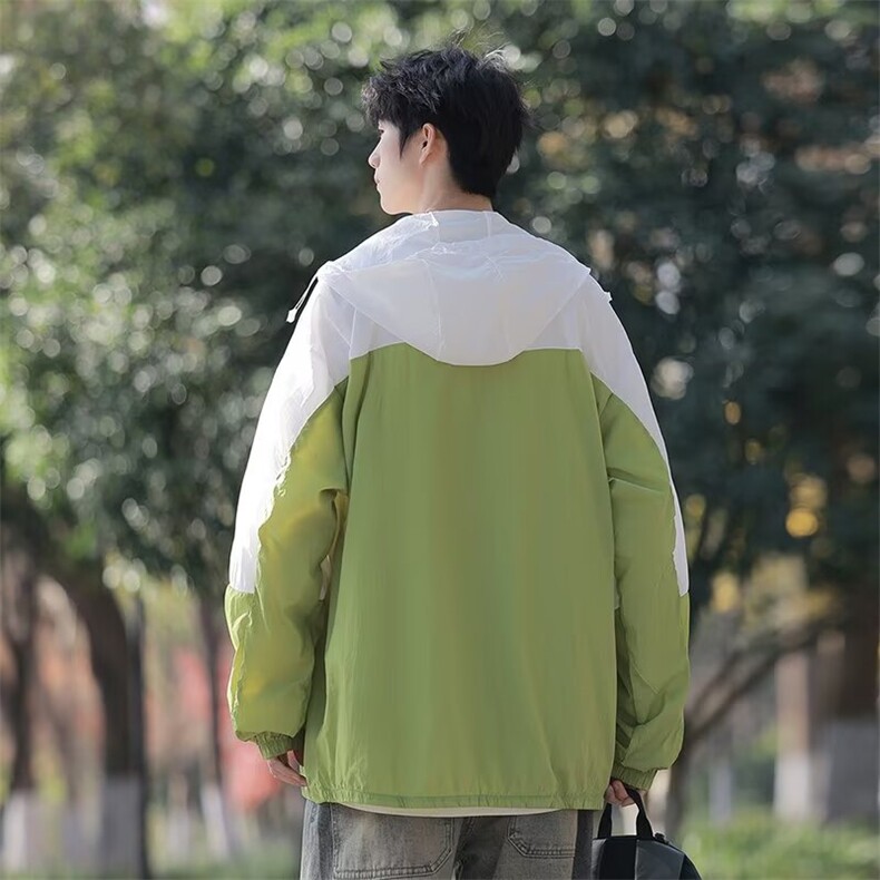 冰爽丝滑情侣款夏男女抗紫外线宽松透气防晒衣衣薄外套FS636P40,男装防晒衣,星座1013-5