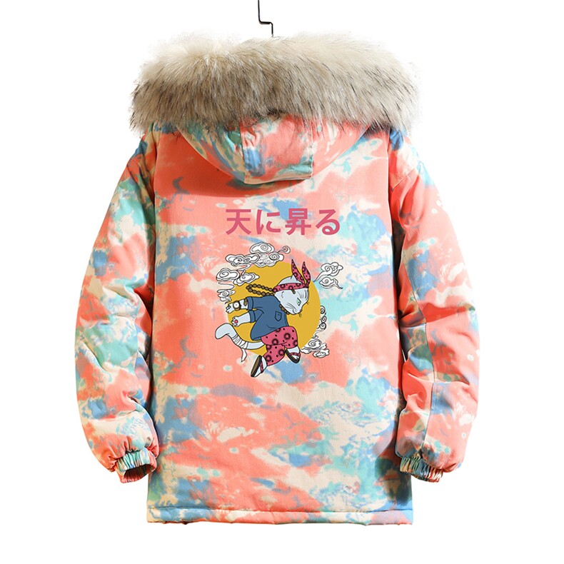 MC49012-P135日系潮衣男大码派克服男工装服外套袄砖墙,男装棉衣,电商A040A