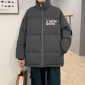 立领棉服男冬季户外潮牌棉衣大码宽松百搭加绒加厚外套MY302-P60图片