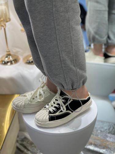 2021新款韩版时尚休闲百搭厚底帆布拖鞋，其它，她他麦