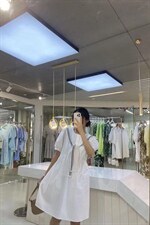 2023百搭时尚纯色连衣裙,女装连衣裙,QIANCHEN 谦晨