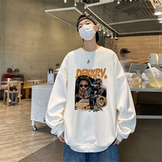 特P25控48秋冬新款男士圆领卫衣宽松休闲日常百搭上衣WQ2441，男装卫衣，电商B370