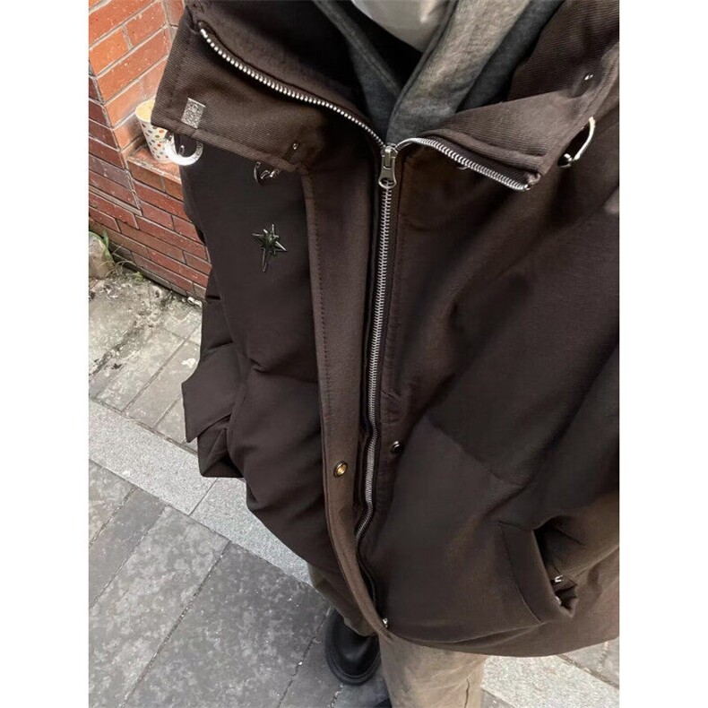 【有货】DW239-P95美式金属装饰面包服棉衣男女宽松冬季潮牌棉服,男装棉衣,星座603-2