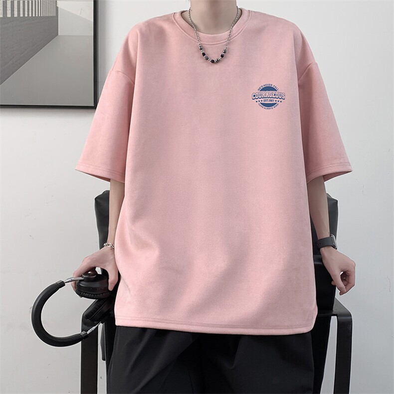 麂皮绒短袖t恤男大码半袖男JD82395-P25,男装T恤,电商A040