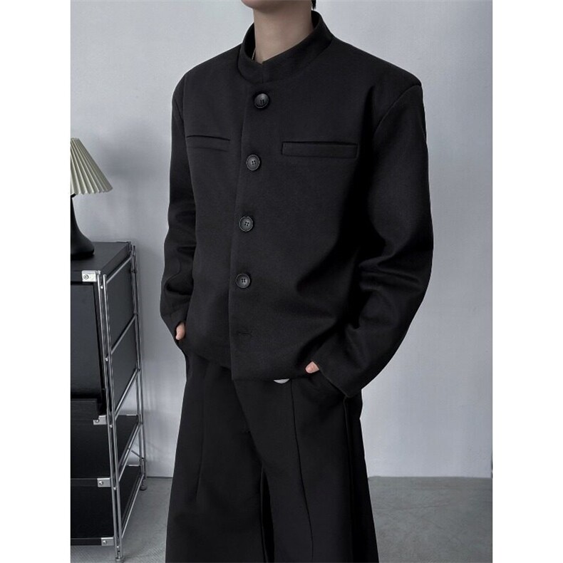 W9208-P63网图现货春季新款小香风暗黑西装外套百搭休闲西服,男装西服,星座1608-2