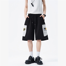 ！2025新款卫裤短裤男夏季2025新款中裤815A-DK23-40控68，男装休闲裤，星座815A