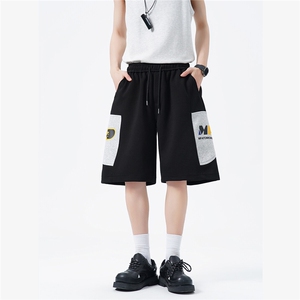 ！2025新款卫裤短裤男夏季2025新款中裤 815A-DK23-40控68图片