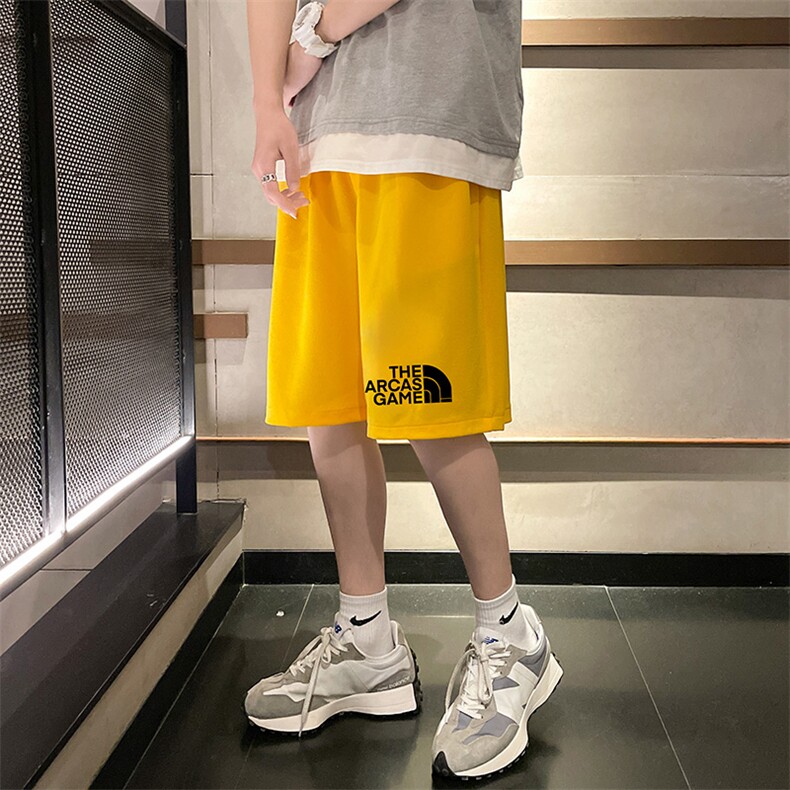 MK37232-P15冰丝短裤男士大码宽松休闲五分裤男运动中裤,男装休闲裤,电商A040