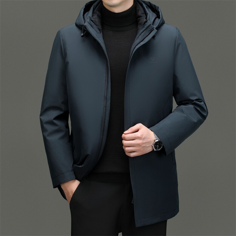 BN82311钱塘2020-2商务百搭冬季厚款中年男士90鸭绒羽绒服P245,男装羽绒服,钱塘207-2