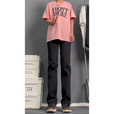 现货抖音品质黑色弹力修身直筒牛仔裤量大价格还可谈!，男装牛仔裤，星座310A-4