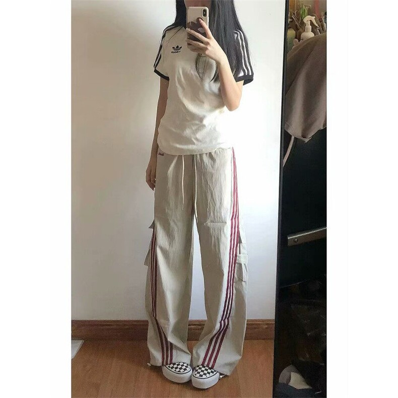 DUL137-P45美式条纹工装裤男女夏季潮牌速干户外休闲裤-网图现货,男装休闲裤,星座603-2