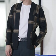 秋冬季男士时尚针织开衫韩版潮流百搭帅气上衣2024新款无扣开衫潮，男装针织衫/毛衣，星座306A