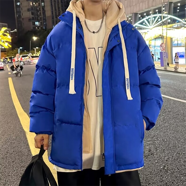 连帽棉衣男士外套春秋冬季日系潮牌加厚保暖防寒J062-P85,男装棉衣,星座1109-3