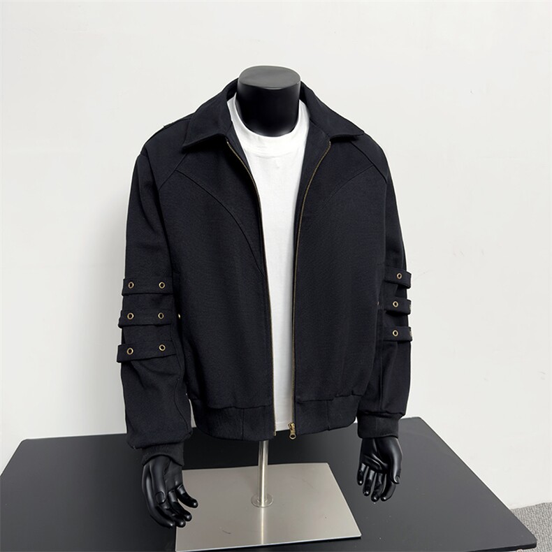 假模-美式休闲高街解构宽松刺绣外套9109-P88，女装短外套，电商B380（原B361）